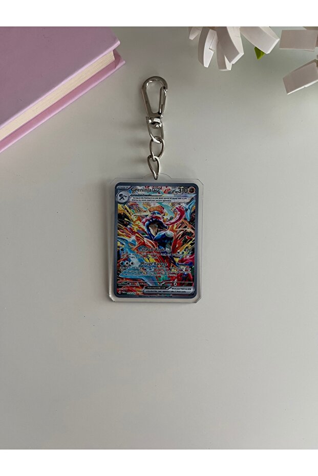 Pokemon Tcg Greninjaex Pokemon Card Keychain / Bag Ornament