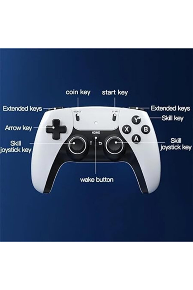 وحدة تحكم ألعاب M22 | أكثر من 30,000 لعبة | 52 محاكيًا | وحدة تحكم 1080p جاهزة للتوصيل والتشغيل + وحدتا تحكم - 8