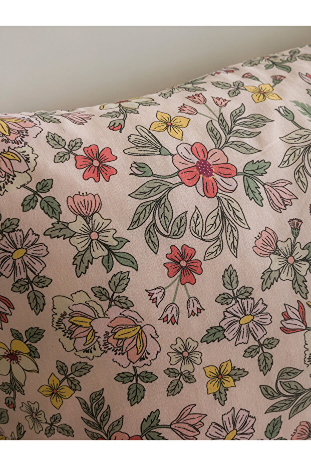 RENKLİMAĞAZADAN LCW HOME Karışık Çiçek Baskılı Tek Kişilik Nevresim Seti - 4