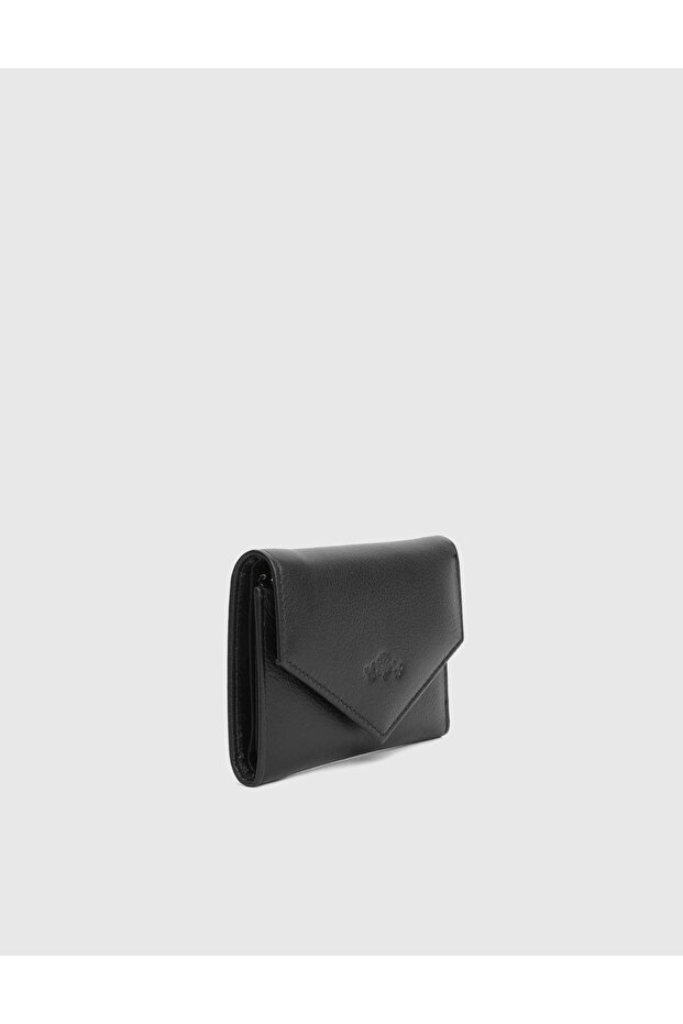 Aryan Genuine Floater Leather Black Women's Wallet