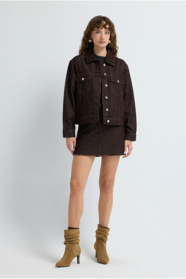 Cepli Denim Ceket - 3