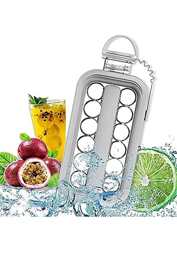 Gravity Easy-to-Use Ice Cube Molds 2-in-1 – 17 Grids for Ice Balls, Reusable, Perfect for Home Pa - 1