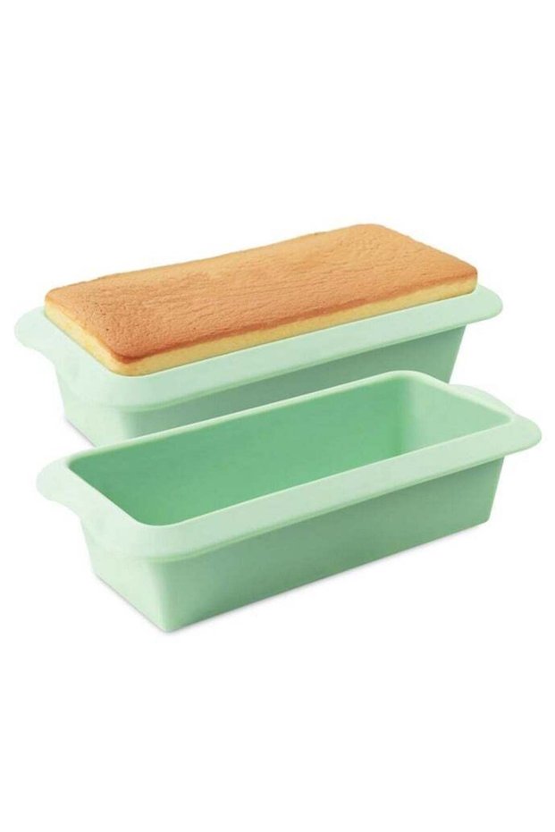 2 Pack Silicone Bread Loaf Pans - Nonstick Silicone Baking Mold for Homemade Bread, Brownies and Ca