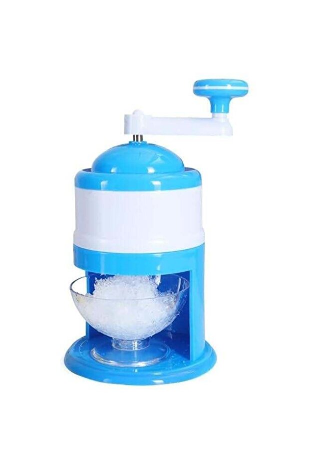 HOOKOR Portable Manual Hand Crank Operated Ice Crusher, Shaved Ice Maker Machine, Ice Crusher Shave - 1
