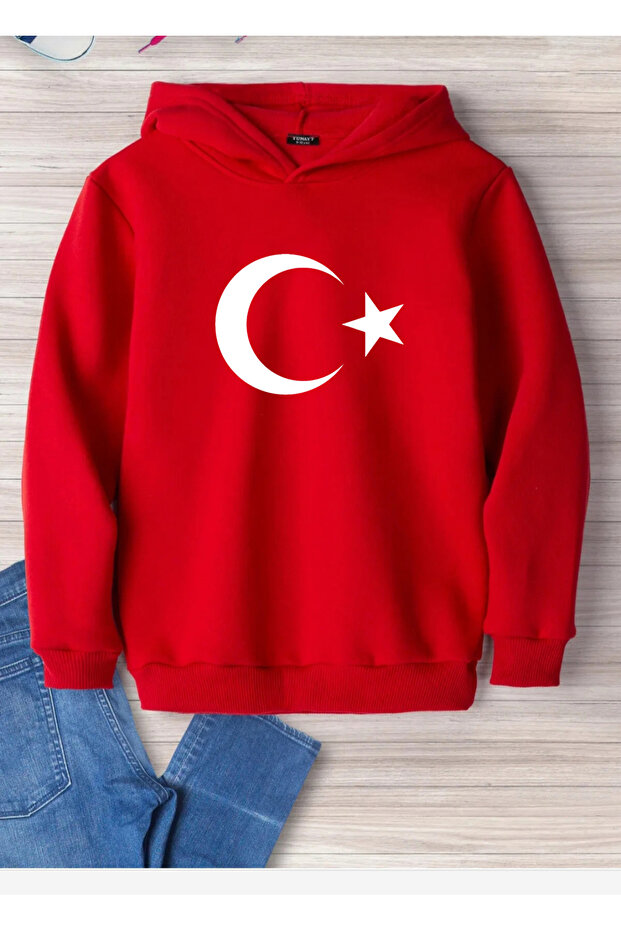 October 29 Republic Day Themed Oversized Unisex Sweatshirt – Ay Yildiz Turkuluk Printed
