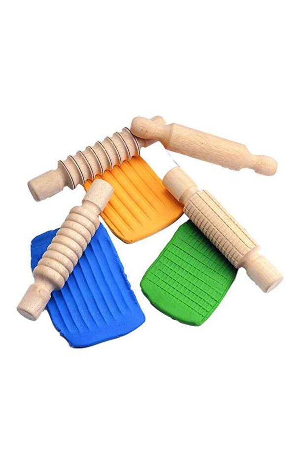 Wooden Rolling Pin Set (4)
