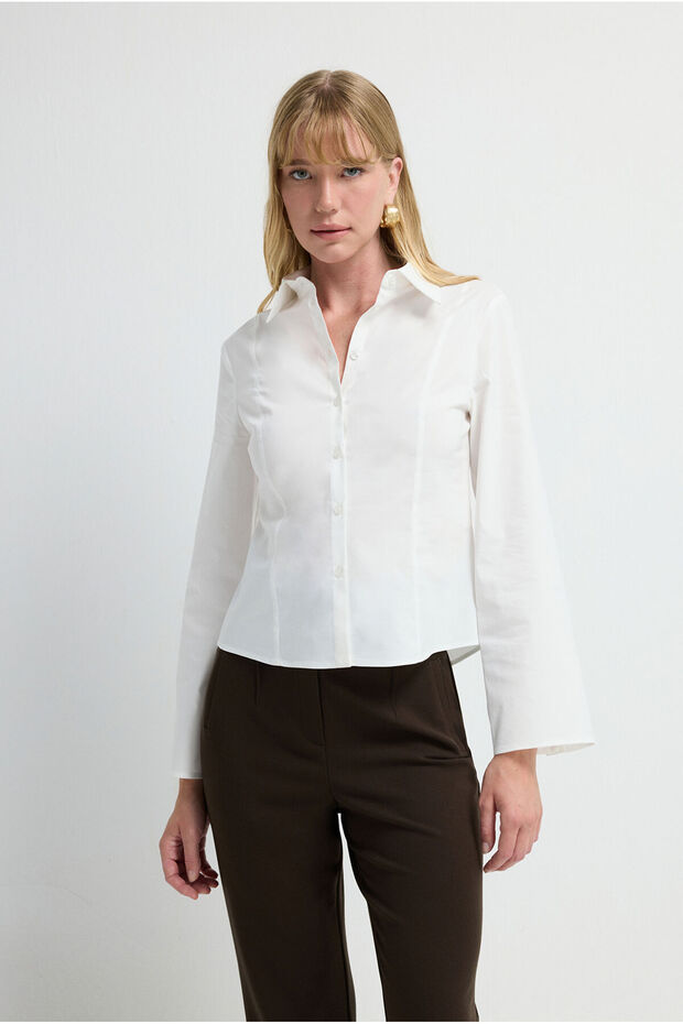 Fit Poplin Gömlek - 1