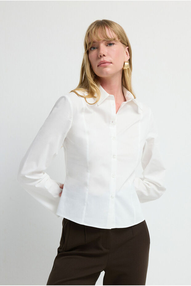 Fit Poplin Gömlek - 3