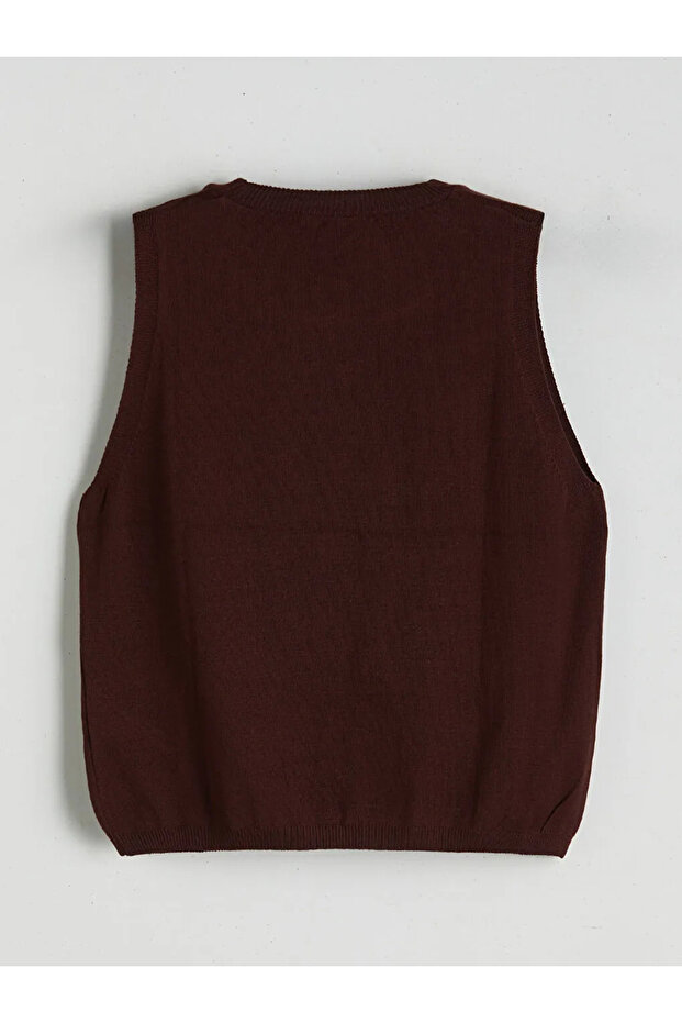 Bisiklet Yaka Oversize Kadın Triko Süveter - 2