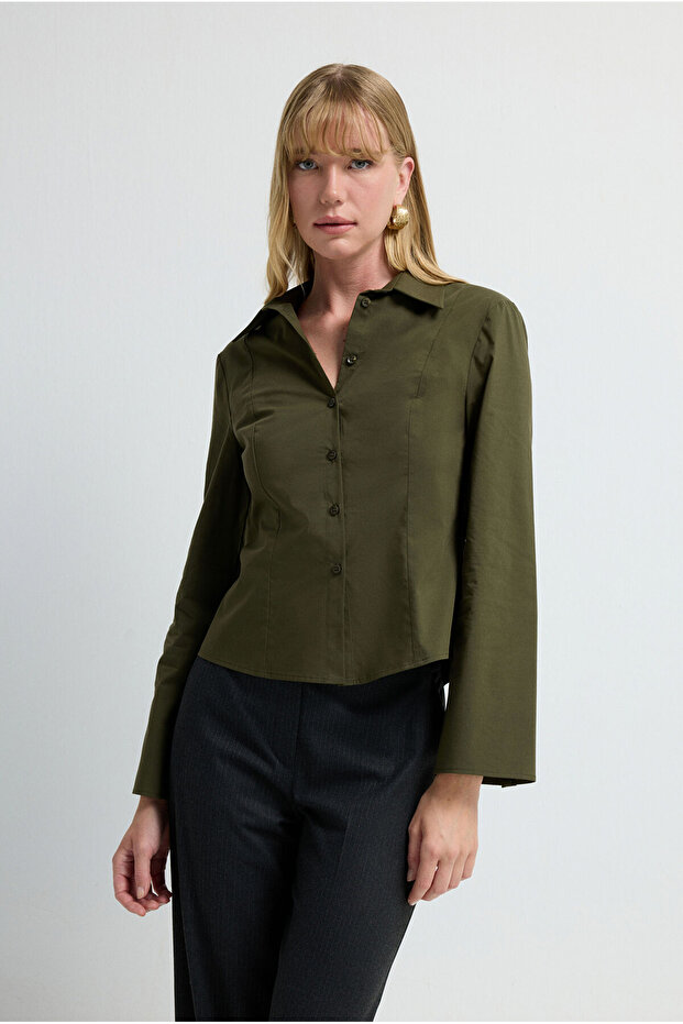 Fit Poplin Gömlek - 4