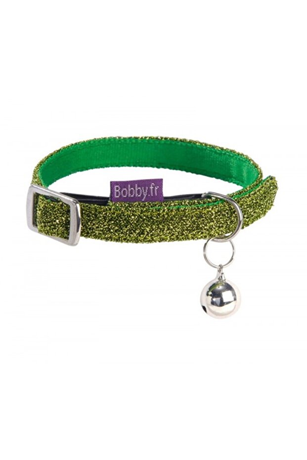 Disco Cat Collar (Green) For Cat & Small Dog