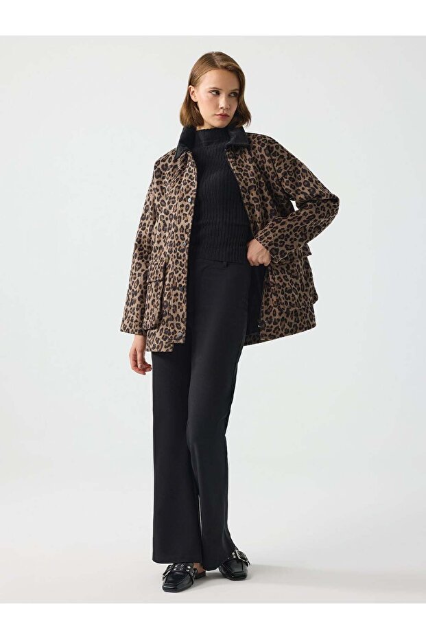 - LEOPAR DESENLİ MONT - 1