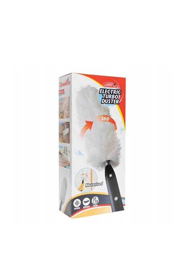 Electric Rotating Duster - White - 3