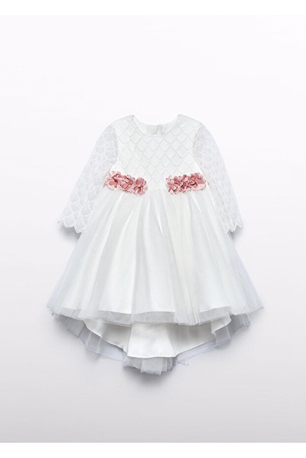 Mayoral Abel&Lula Baby Girl Evening Dress White