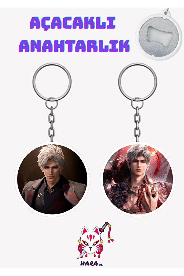 Love and Deepspace Game Sylus Game Keychain Opener Set (Set of 2) - 1