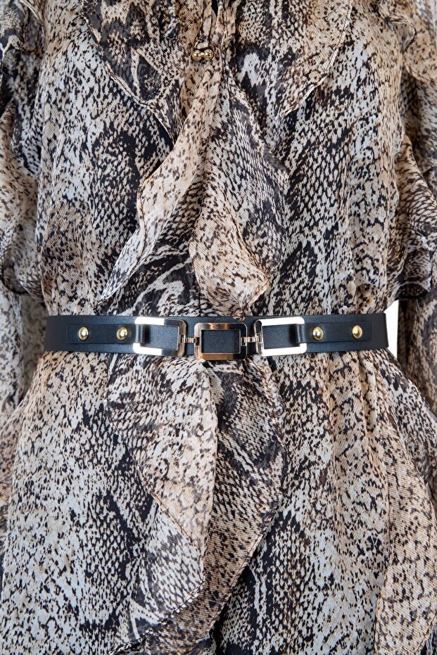 Kruvaze Midi Elbise - 4