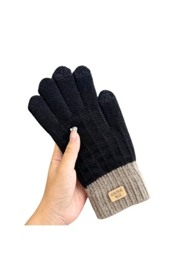 Knitted Lined Gloves - 3