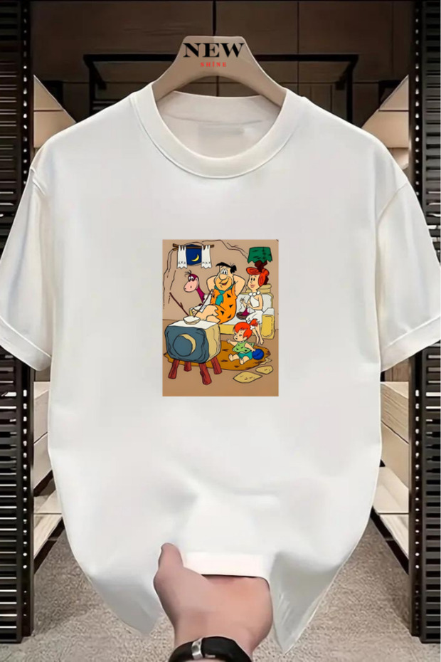 Çakmaktaş Family Printed Unisex Oversized T-Shirt