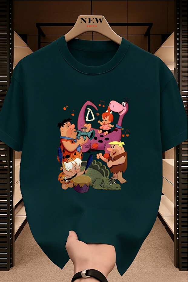 Çakmaktaş Family Printed Unisex Oversized T-Shirt