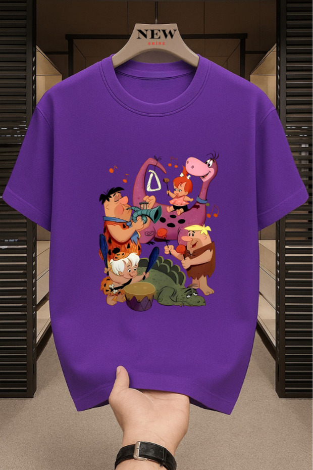 Çakmaktaş Family Printed Unisex Oversized T-Shirt