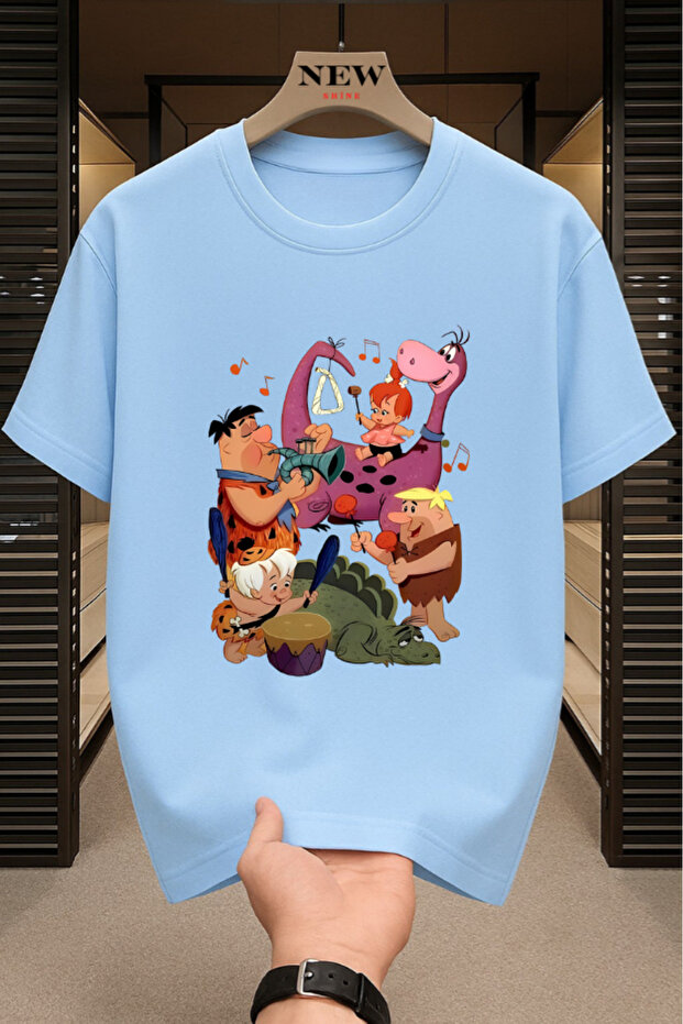 Çakmaktaş Family Printed Unisex Oversized T-Shirt
