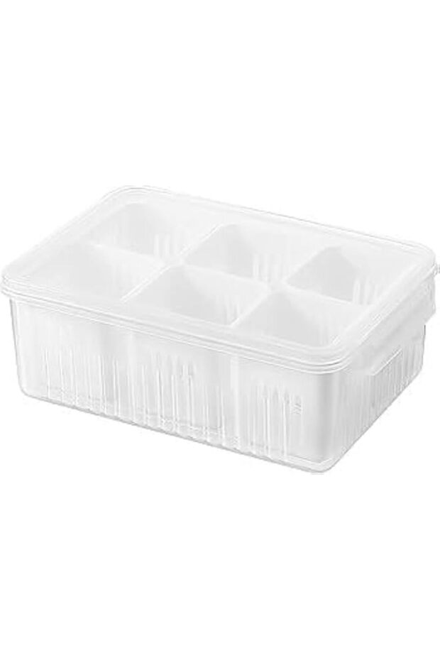 Food Storage Containers with Lids Airtight, Scallion Preservation Box Fridge Fresh-Keeping Containe - 1