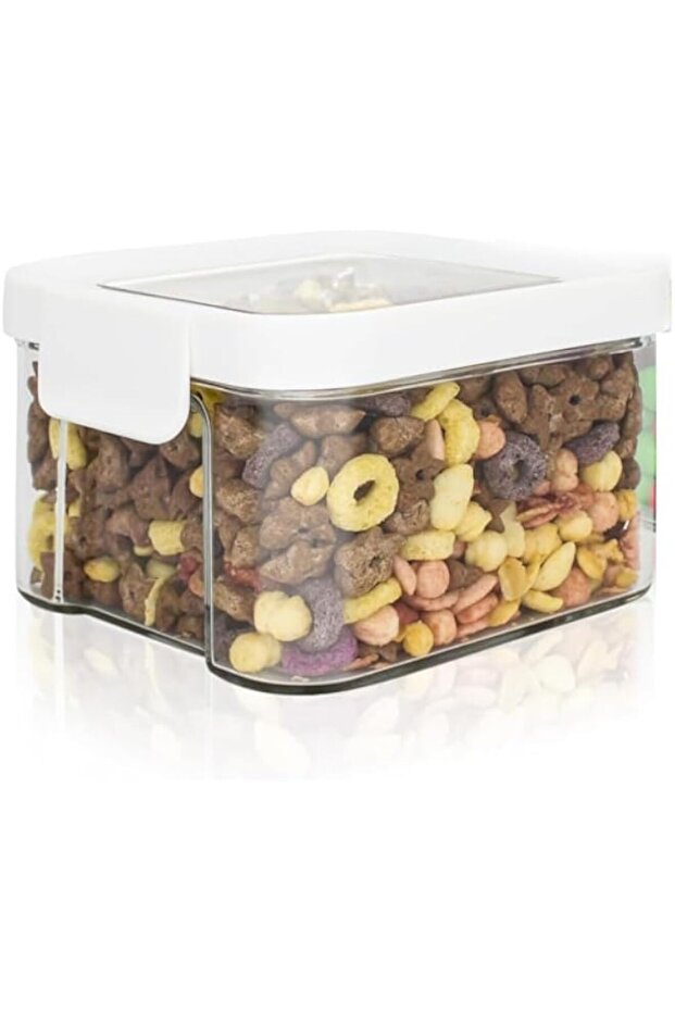 Food Storage Containers, 1 Pac 460ml/15oz Thick Plastic Containers with Lids, Subpackage Fresh-keeping Box, BPA-Free & Stackable for Kitchen Pantry Storage Snack, Cookies, Sugar