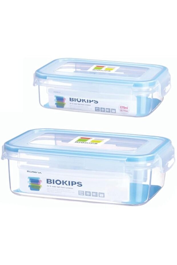 BioKips Food Container 2 PC Set (670ml+1100ml)