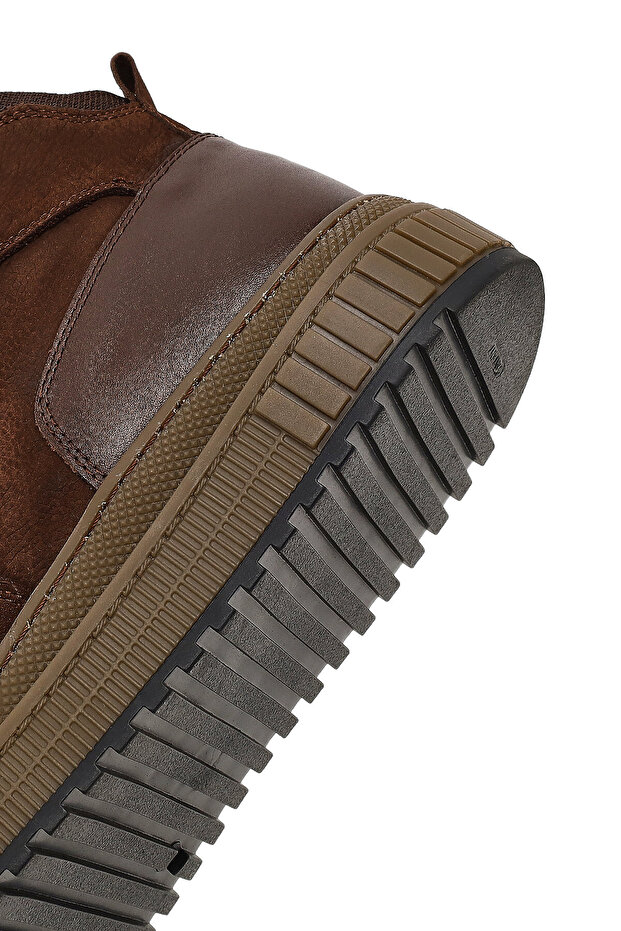 Erkek Kahverengi Bağcıklı Nubuk Deri Spor Bot 25WFD8300V3 - 8