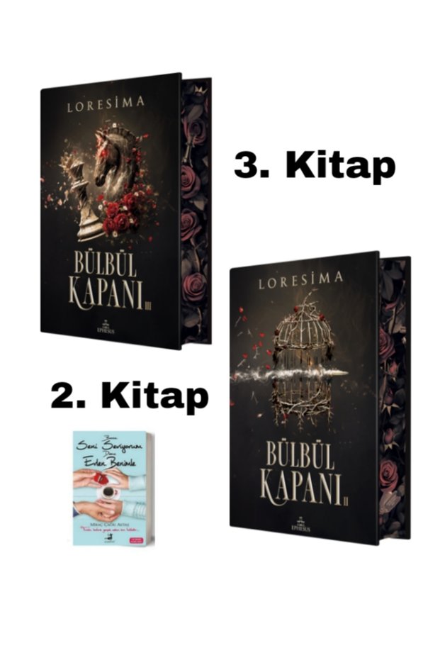 Bülbül Kapanı 2, Bülbül Kapanı 3 Yan Boyamalı Loresima 2 Kitap Ciltli Set