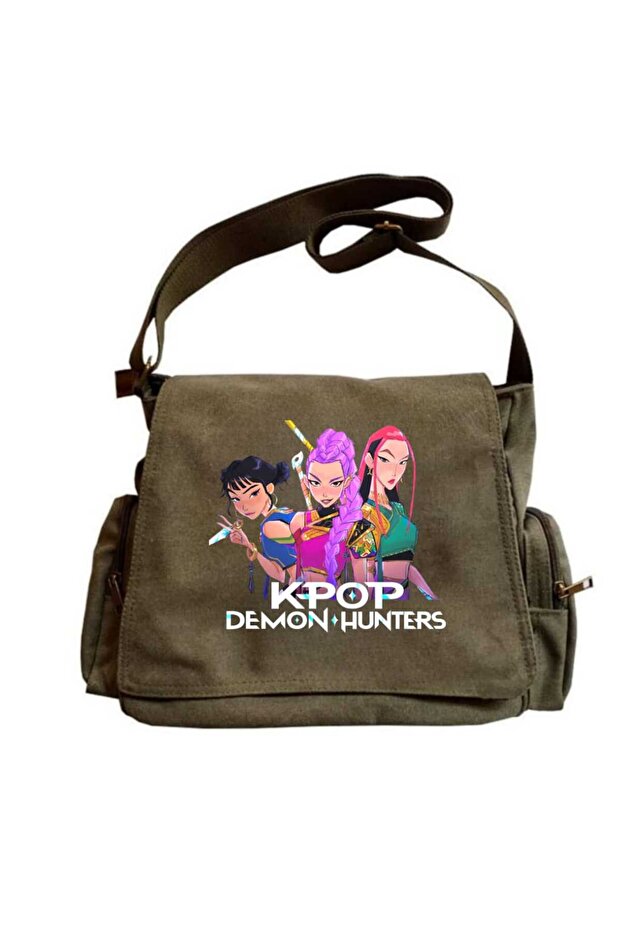 حقيبة ماسنجر للجنسين من KPop Demon Hunters مطبوع
