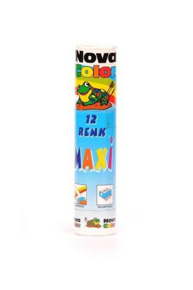 Candle Crayon Maxi Cardboard Tube 12 Li Nc-2113