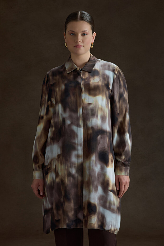 Desenli Viscon Tunik - 1