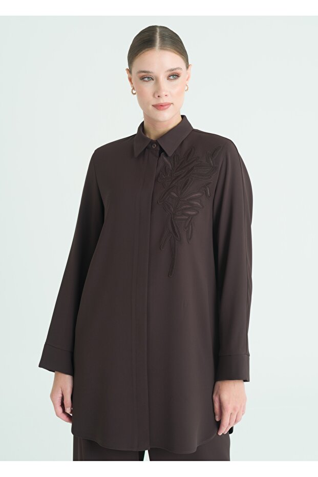 Nakış Detaylı Tunik - 1