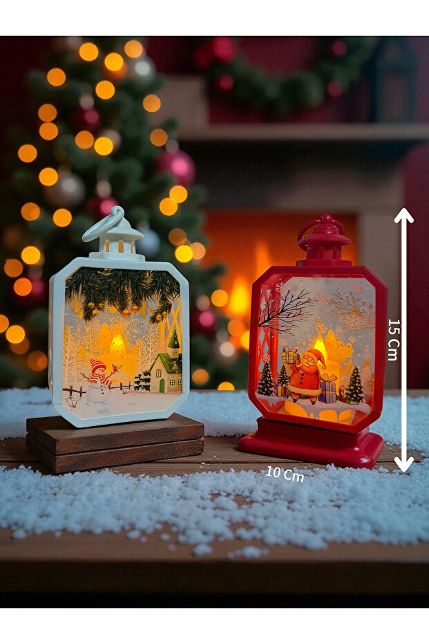 Yılbaşı Temelı Led Lamba 2 Adet - 1