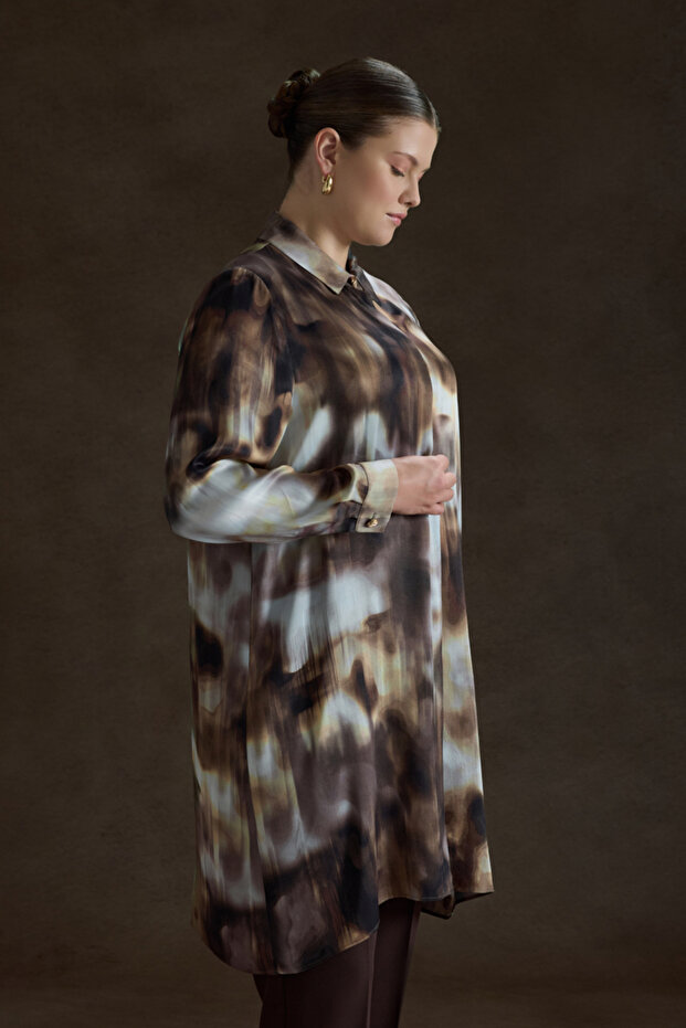 Desenli Viscon Tunik - 3