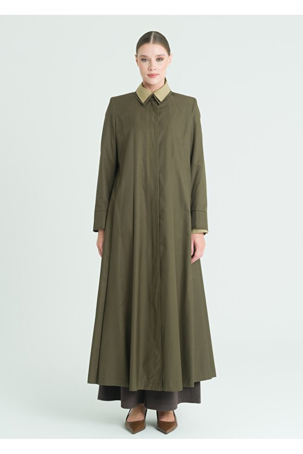 Parçalı Kloş Pardesü - 2