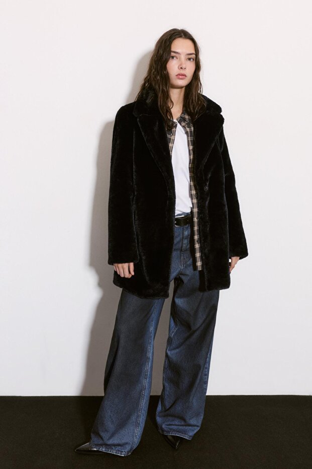 Kürk yakalı kaban - 4