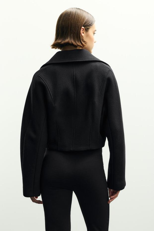 Kısa Manteco® kaşe kaban - 5