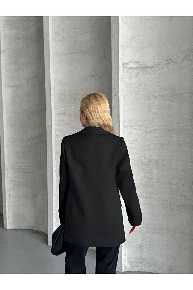 Kadın Oversize Blazer Ceket - 4