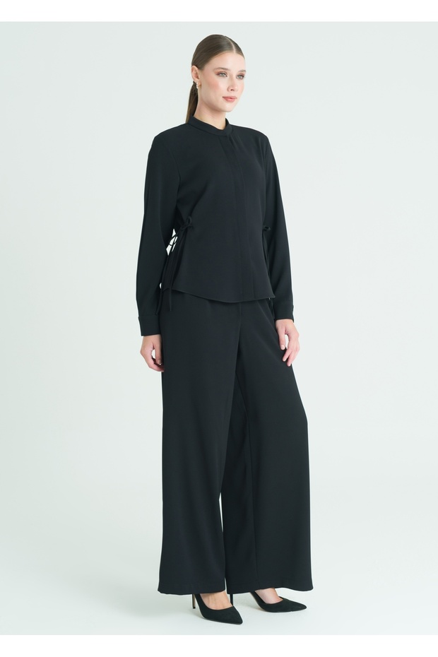 Bel Ayarlamalı Bluz - 4