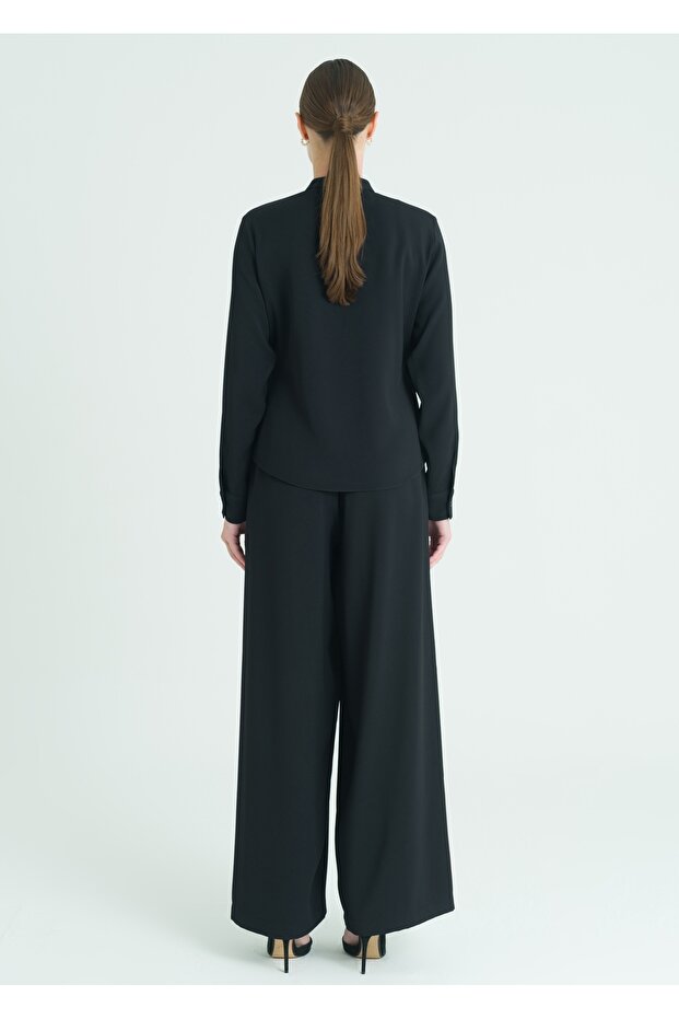 Bel Ayarlamalı Bluz - 6