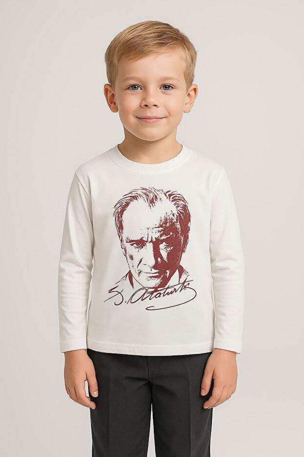 Çocuk Beyaz Tişört - 2
