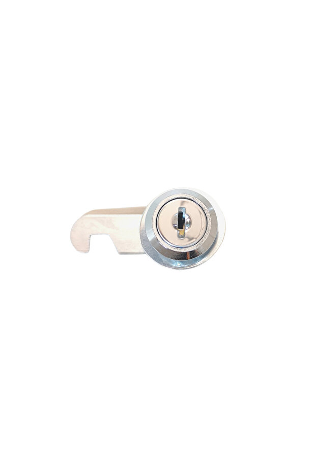 Latch Cabinet Drawer Lock Latch Drawer Lock with 2 Keys Furniture Cupboard Lock Metal - 2