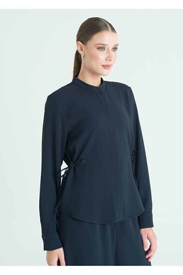 Bel Ayarlamalı Bluz - 3