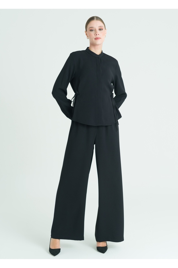 Bel Ayarlamalı Bluz - 3