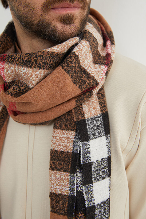 Patterned Soft Textured Scarf - 5