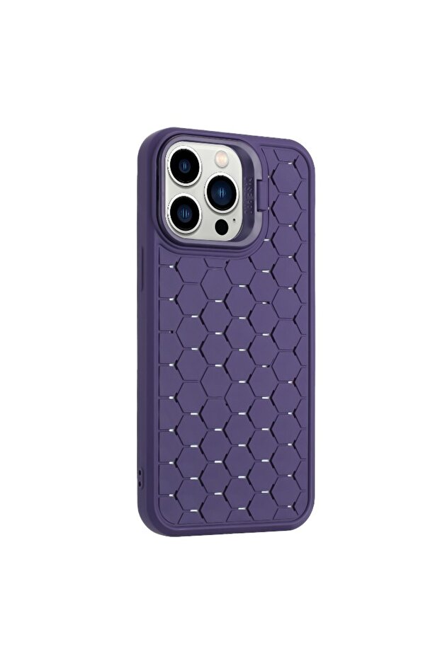 TPU Protective Case for iPhone 14 Plus — 3D Cube with Ring Camera Protector, Shockproof, Pu - 5