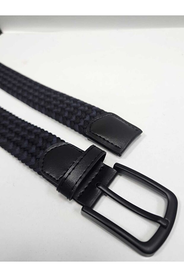 3'lü Erkek Örgü Elastik Kemer Seti - 7