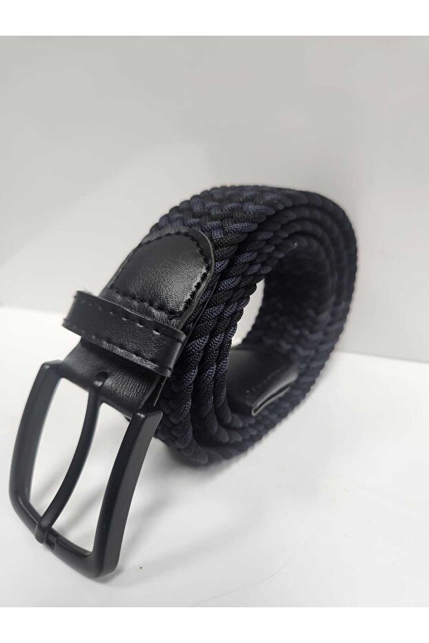 3'lü Erkek Örgü Elastik Kemer Seti - 4